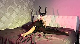 Oh man, as Maleficent Monika Fox, I just rammed that staff deep into my pierced ass for some wild double penetration squirting fun... wait, free?