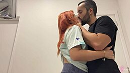 In this leaked video, the young girl from rs is giving it up in the school bathroom. She's a redhead latina getting fucked missionary with creampie in tight wet pussy during quickie.