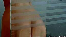 Enchanting teen 18+ explores intense toying in a solo session with dildo and softcore maledom vibes. She rides naked as a coed babe.