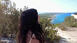 hey check out linda del sol at formentera sex party with big ass blowjob fucking pussy cumshot facial and outdoor orgasm action wow