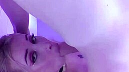 Roommate spies on my cock and turns into a submissive slut right away, begging for rough deepthroat and doggystyle action by the pool.