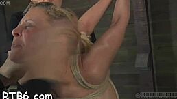 Sadomasochism cage with hairless blowjob fucking pussy