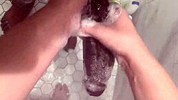 Hot curios 18 year old teen enjoys cleaning stepbrother monster cock she made his big dick cum twice in 5 minutes