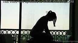 Bigtittygothegg Silhouette Dildo Riding