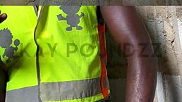 most intense male moan with crazy public cumshot jerk off and huge cock