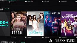 Join this all-trans gangbang orgy with bukkake facial and double anal penetration.