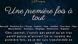 subtle hints of first-time futa discovery in french audio experience