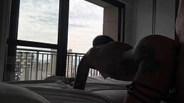 Perfect doggystyle with a delicious creampie - complete in sheer.