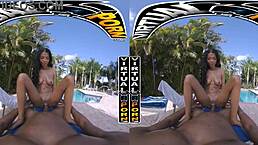 virtual porn lets you cum and step into the garden with petite eden west and her monster black cock