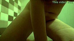 Catchboobs teases with big tits and dildo play in steamy shower session.