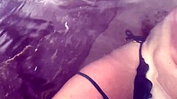 Stranger dumps my cum for fish to eat publicly on the beach!