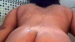 Young woman displays her appealing features in a solo showcase.