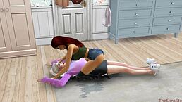 why are these horny latina lesbians catfighting with big tits and puffy pussies??