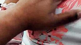 Beautiful athletic office secretary fingers tight pussy and fucks boss in bedroom. First time anal riding cowgirl.