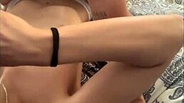 Amateur ebony Latina with huge ass tries first-time homemade anal in lingerie