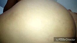 Whore with huge buttocks teases big ass in subtle display