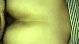 booty shakes in slow motion as amateur bends over doggystyle for pov pounding