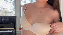 I love teasing you with my huge natural Colombian tits!