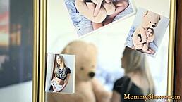 busty milf queening cute stepdaughter with big tits and shaved pussy in full movie storyline