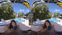 virtual porn lets you cum and step into the garden with petite eden west and her monster black cock