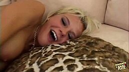 Young Blonde Bombshell With Huge Tits Loves To Deepthroat And Ride A Big Dick. Feeling So Passionate About That Creampie Finish!