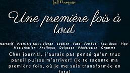 subtle hints of first-time futa discovery in french audio experience