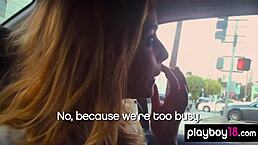 busty australian beauty lisa seiffert starts posing outdoors to show off her hot naked body with big tits