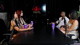 Morena safada rebolas on negão with blowjob after talking about freedom to moan in see-through lingerie.