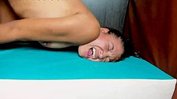 Petite 19yo latina, can you handle this rough threesome with deepthroat, double penetration, and face fucking humiliation?