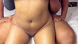 My stepsister loves to drink my cum after rough doggystyle fucking with big tits and monster cock in college.