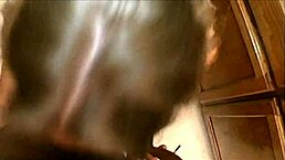 White Wives Matter as super petite 18+ blonde mommy delivers slow sloppy blowjob to big black cock. She does it in the kitchen while baking cookies with Sa James.