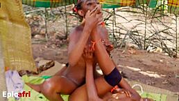 I Got a New Wife and My First Wife Fucked Her Before Me with Ebony Lesbian Passion