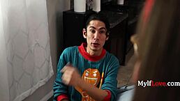 oh gosh, try us all step bro, we're like all yours for this christmas ffm with daisy fuentes and juniper ren, mylflove style