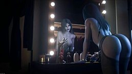 widowmaker compilation with big ass and tits bouncing on monster cock action.