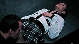 Redhead Cougar Used Like Fuck Doll In Clothes Ripped Bondage With Cum In Mouth