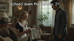 Forbidden Love Story 50-Year-Old Man Falls For His Young 18+ Maid Blond  