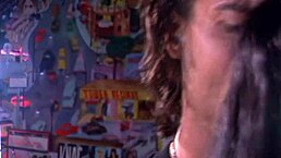 Fucking brunette milf in lingerie and heels bends over for deepthroat, doggystyle anal gaping on bed with fishnets and fingering.