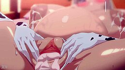 Shenhe from Genshin Impact appears pregnant in this artwork credited to Theobrobine