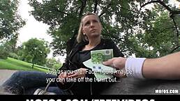 Hey, check out this natural blonde Czech girl getting picked up for public sex with blowjob and doggystyle in POV.