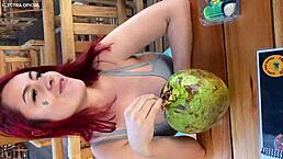 I found this hot girl and invited her to the bathroom with me, she's super naughty