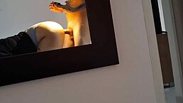 I think the waitress secretly recorded my lover and me getting wild with doggystyle and bent over action