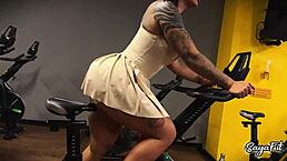 Why is this Colombian gym fitness babe giving her ass to me after rough doggystyle?