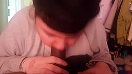 british bbw housewife gives interracial blowjob sucking fat cock in homemade european clip