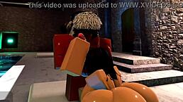 roblox sex episode 2 with big ass tits and monster black cock action