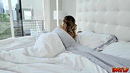 Will Aiden Ashleys husband surprise his blindfolded wife with a monster black cock for her birthday?