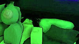 In this wild Roblox session, a busty slut rides a monster cock hard until he cums inside her missionary style.