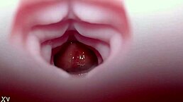 emelie takes her bad dragon toy for a quick anal creampie session with close-up sounds and monster cock action  