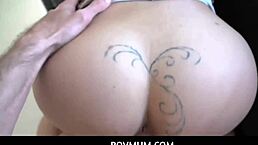 povmum - inked blonde big tits stepmom anna nicole west gets drilled by stepson in nude sex