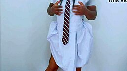 The young couple met after school for an intense session together