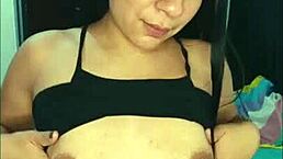 Beautiful Colombian Eagerly Fucks and Records with Boyfriend in Missionary